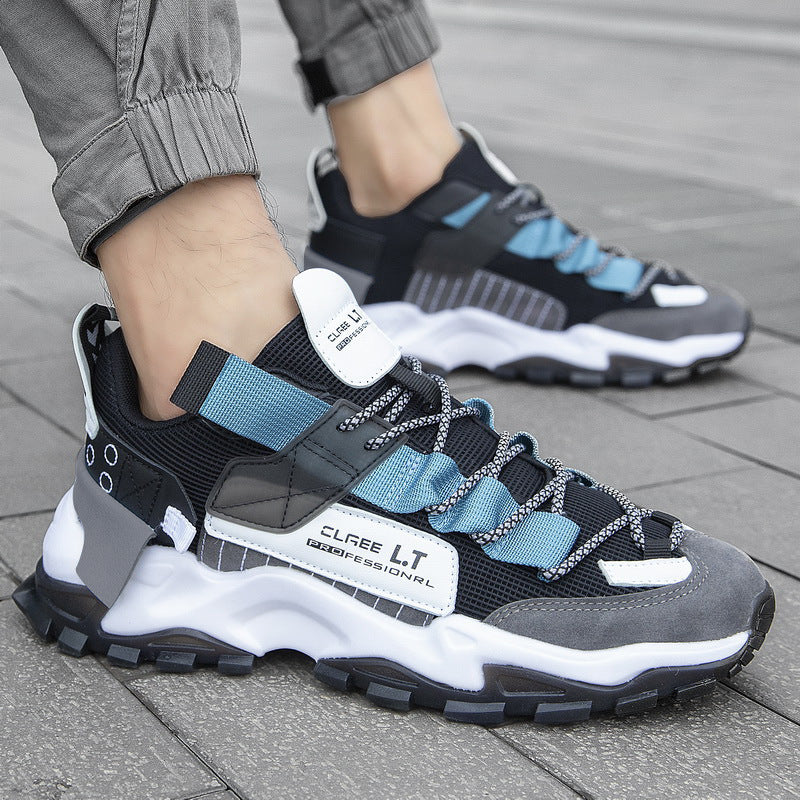 Men's breathable mesh casual Japanese-style sneakers
