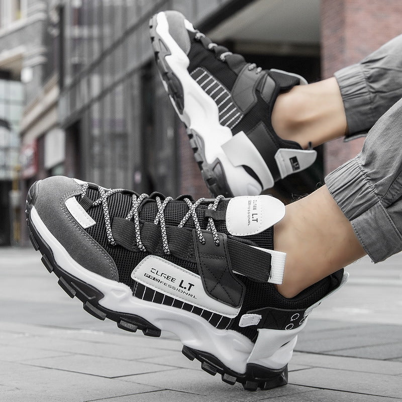 Men's breathable mesh casual Japanese-style sneakers
