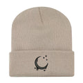 Moon & Star Drip Beanie – Tokyo Night Vibe