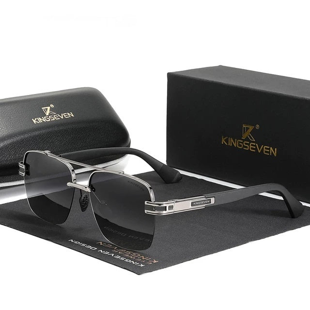Men's anti-blind color change Polarized sunglasses Japanese-style premium