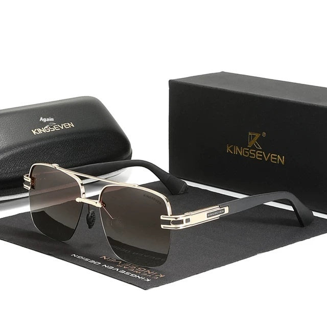 Men's anti-blind color change Polarized sunglasses Japanese-style premium