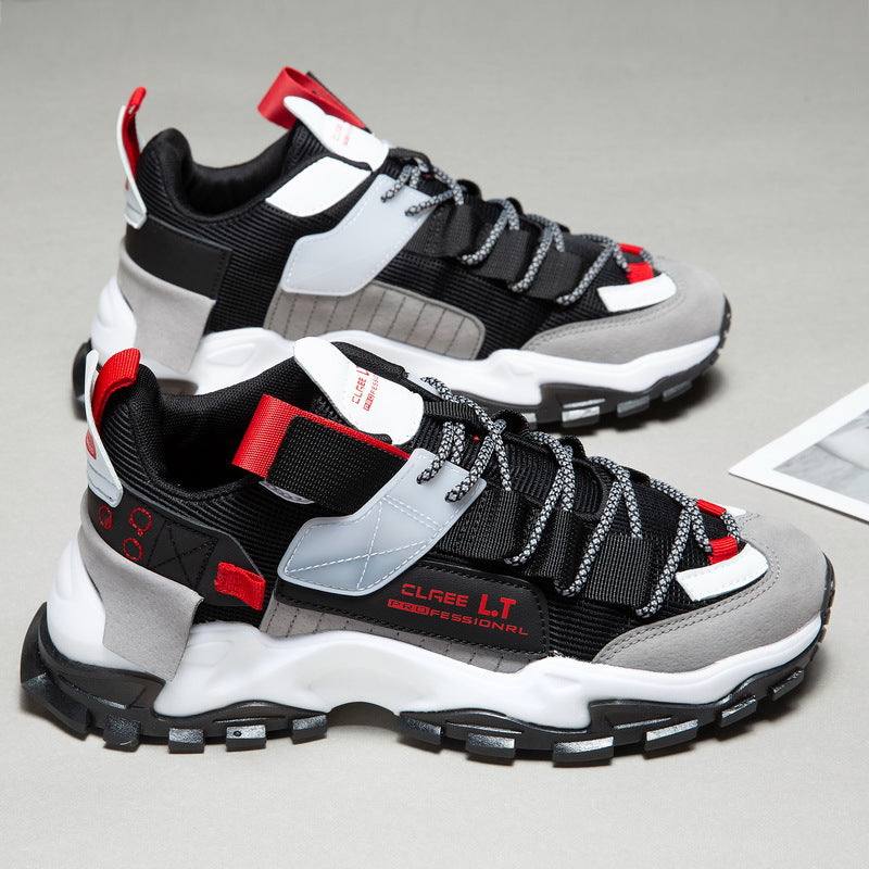 Men's breathable mesh casual Japanese-style sneakers