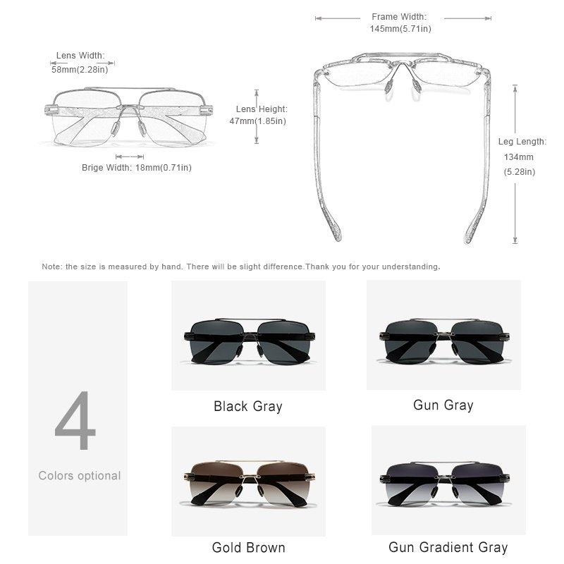 Men's anti-blind color change Polarized sunglasses Japanese-style premium