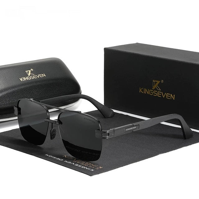Men's anti-blind color change Polarized sunglasses Japanese-style premium