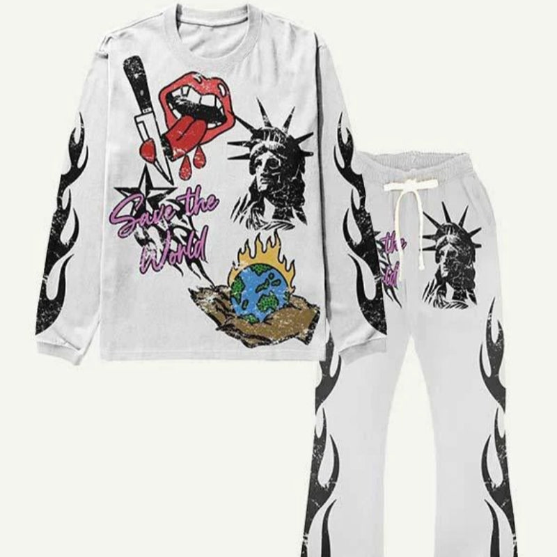 Polyester Men's Casual Pants