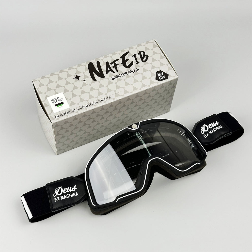 Japanese style DEUS motorcycle helmet goggles