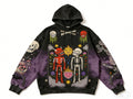 Men's Casual Loose-Fitting Hooded Pullover Sweatshirt
