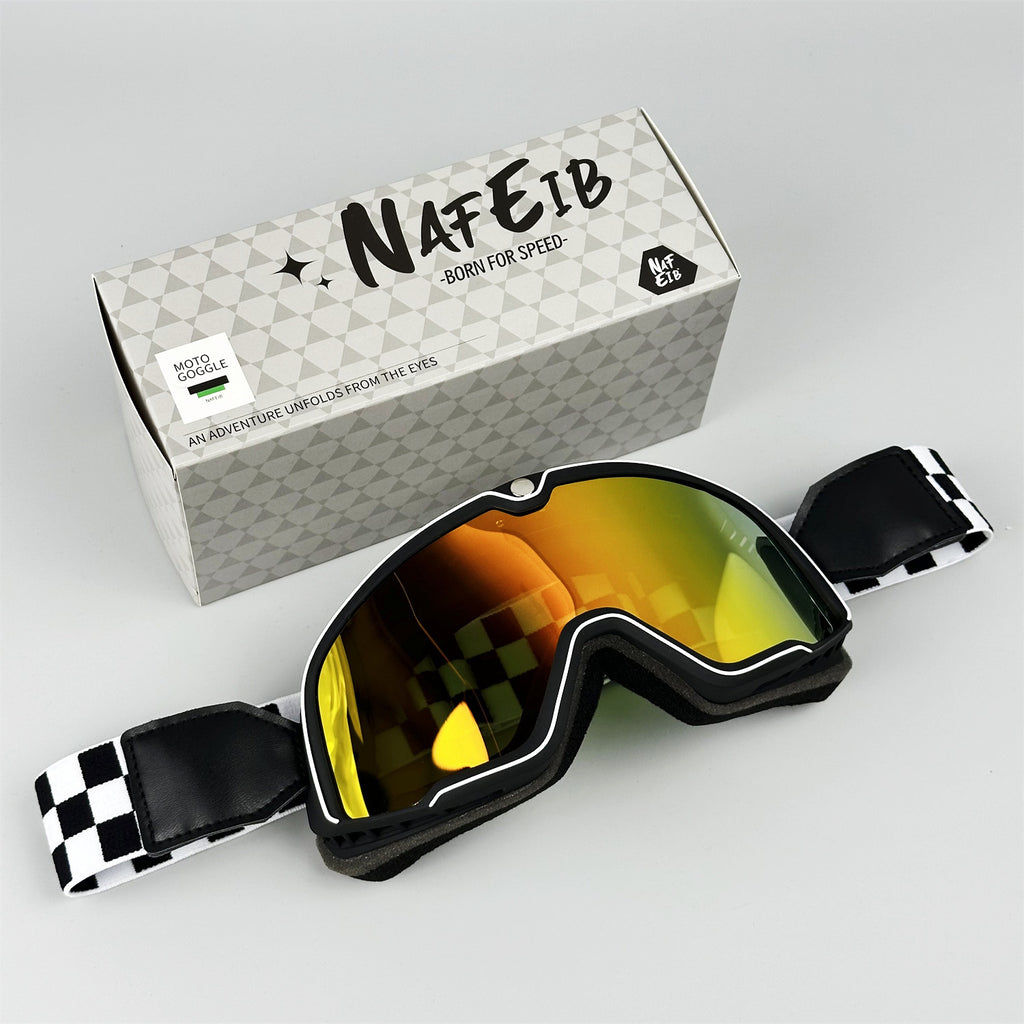 Japanese style DEUS motorcycle helmet goggles