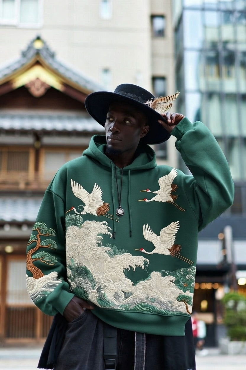 Crane Wave Hoodie – Tokyo Street Power